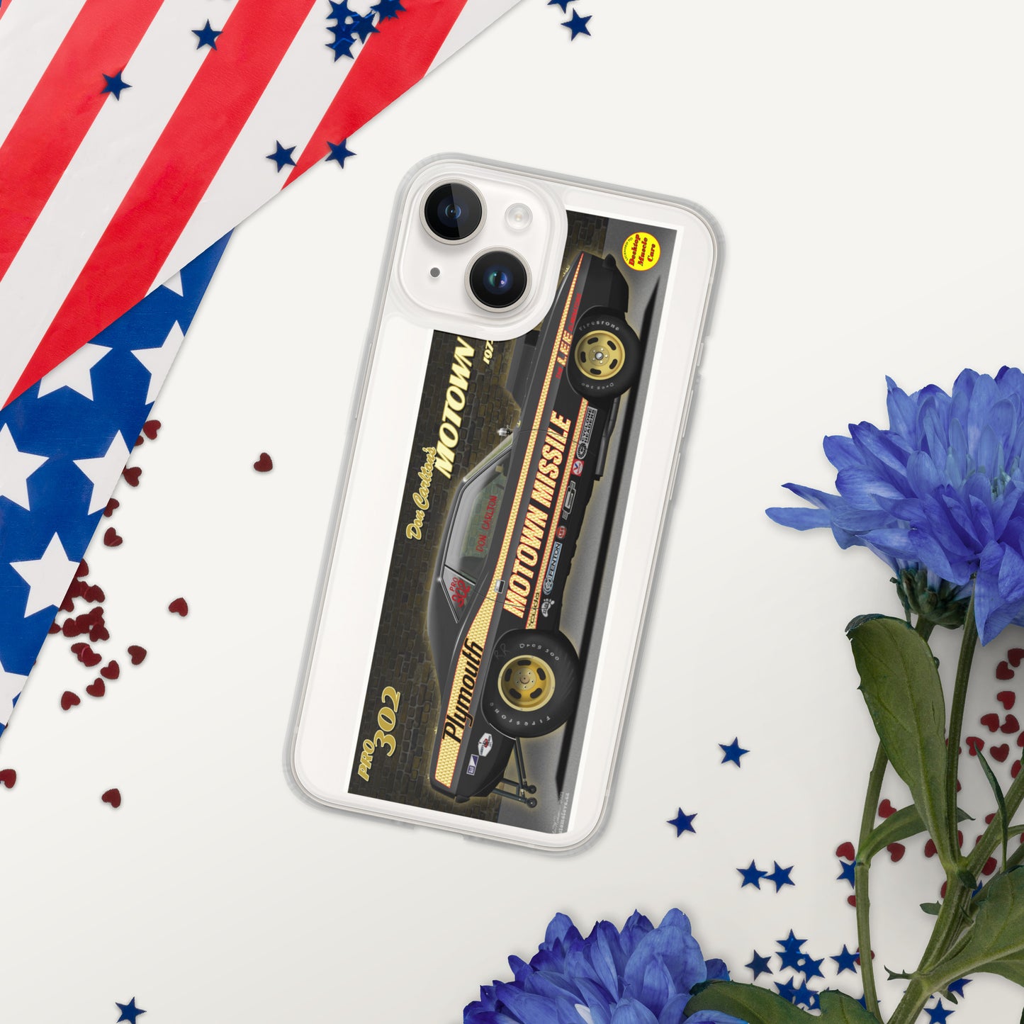 Motown Missile Cuda Clear Case for iPhone®