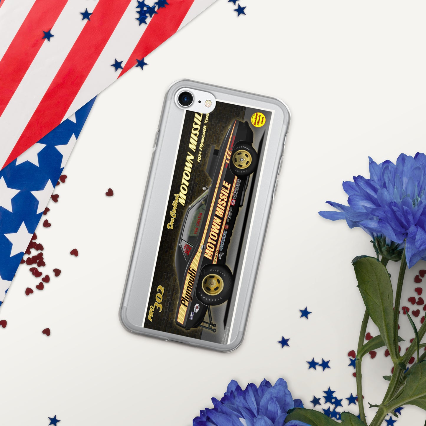 Motown Missile Cuda Clear Case for iPhone®