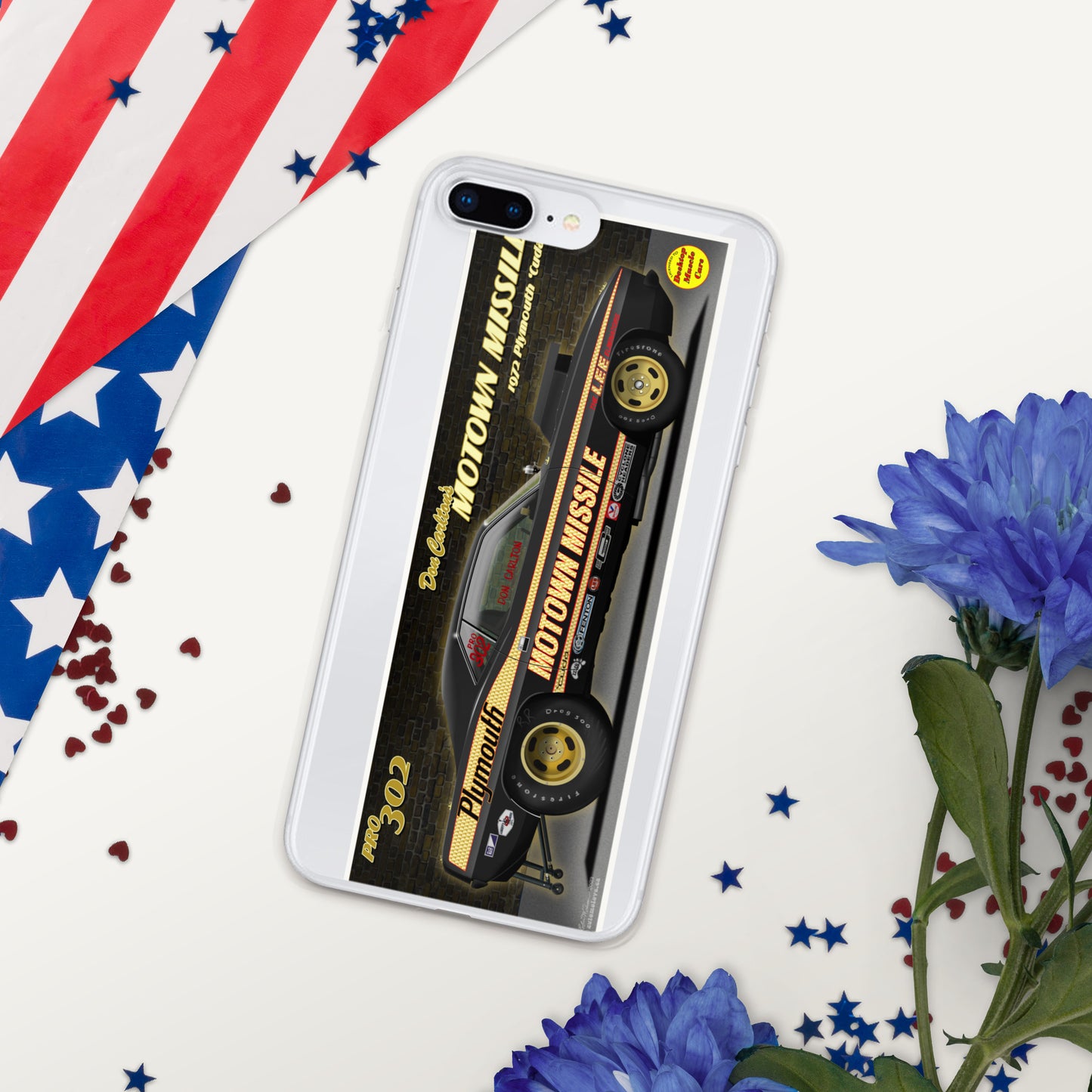 Motown Missile Cuda Clear Case for iPhone®