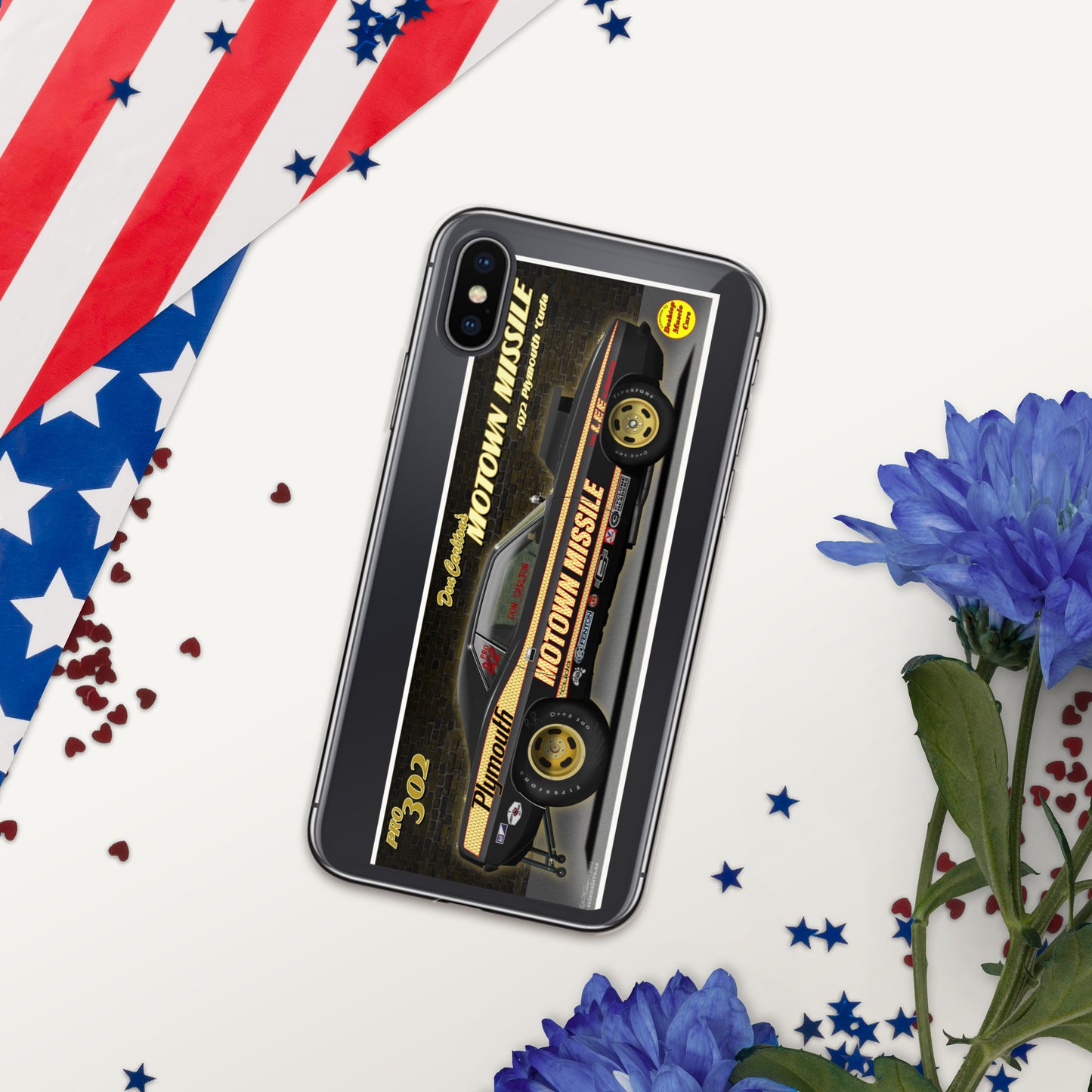 Motown Missile Cuda Clear Case for iPhone®