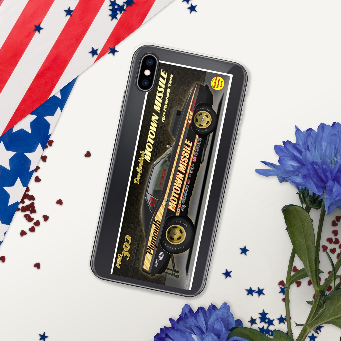 Motown Missile Cuda Clear Case for iPhone®