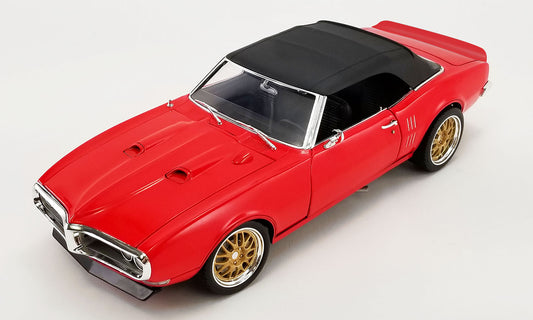 1968 Pontiac Firebird Convertible Restomod Red 1:18 Acme