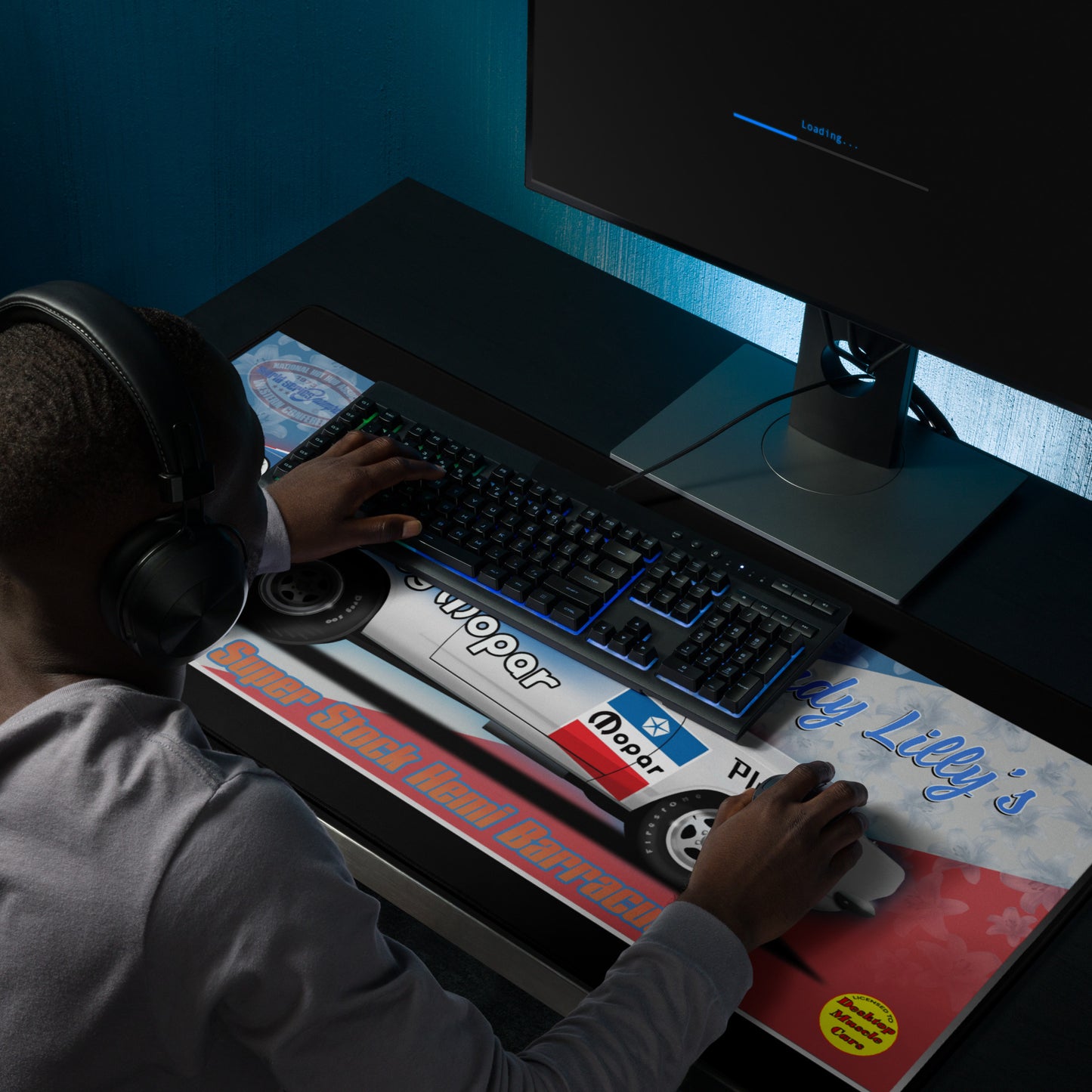 Judy Lilly Miss Mighty Mopar Gaming mouse pad