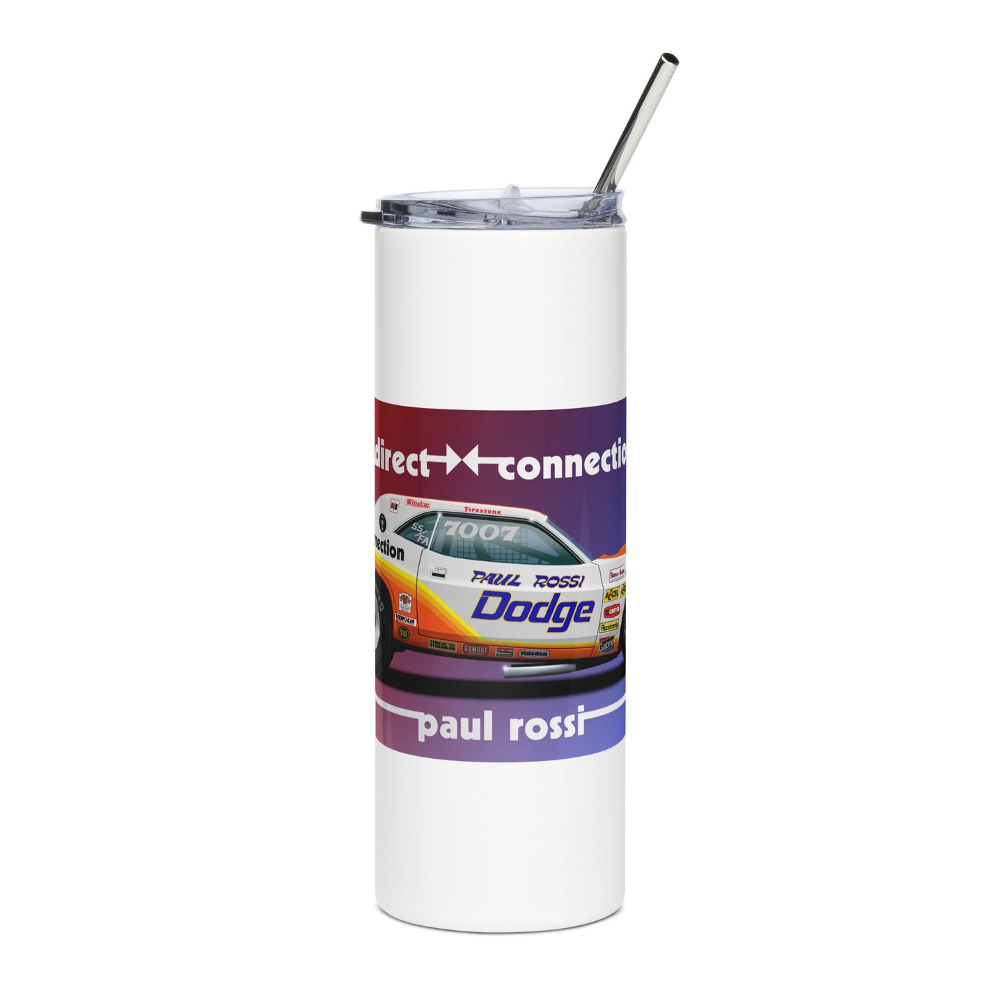 Paul Rossi 1970 Challenger Stainless steel tumbler