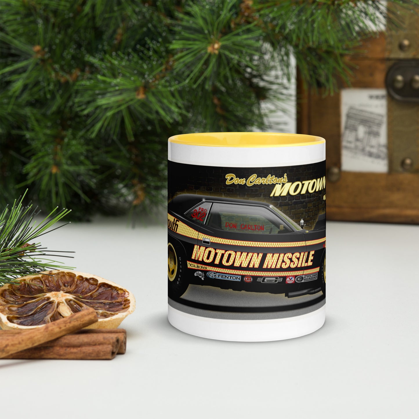 Motown Missile Cuda Mug with Color Inside