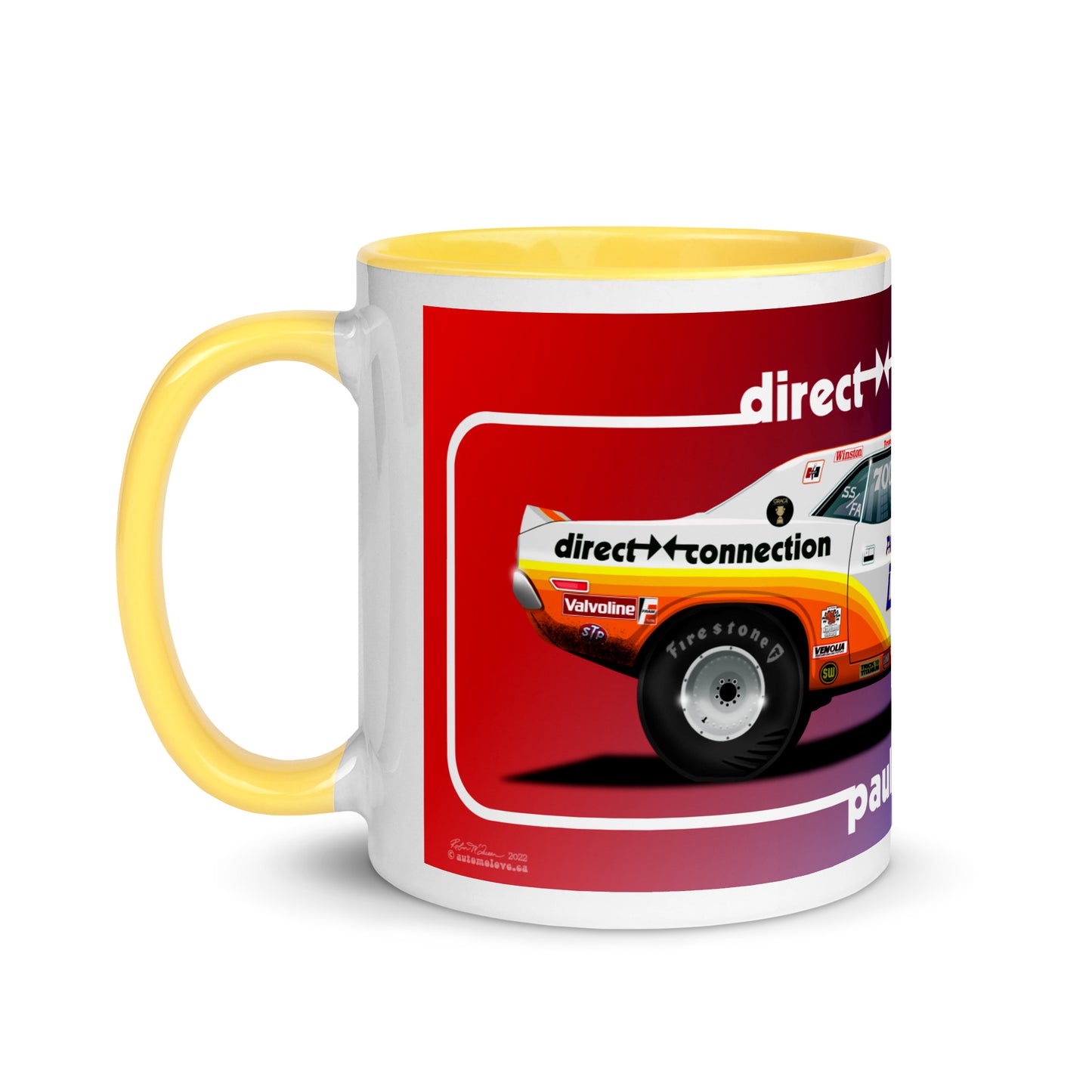 Paul Rossi Challenger Mug with Color Inside