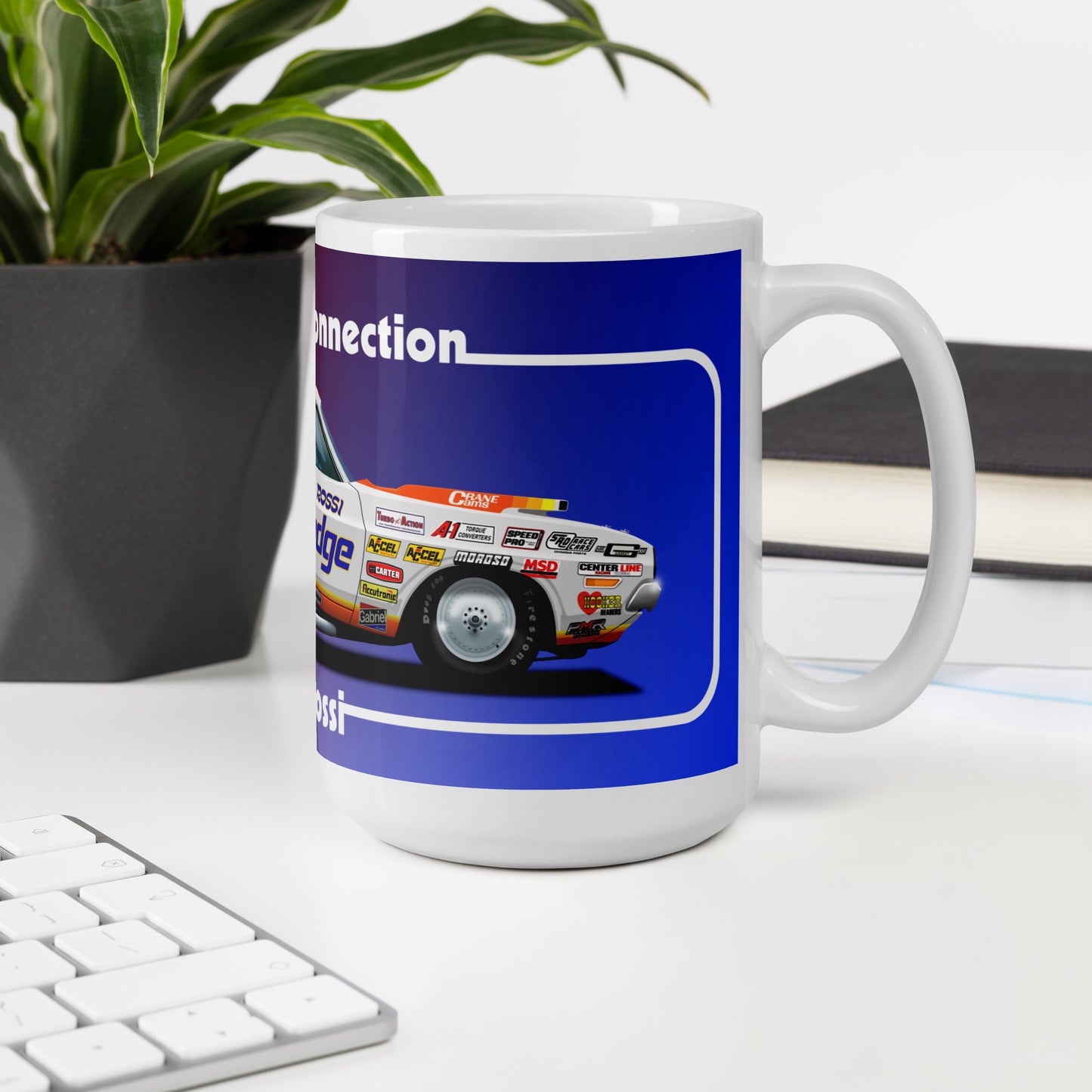 Paul Rossi Challenger White glossy mug