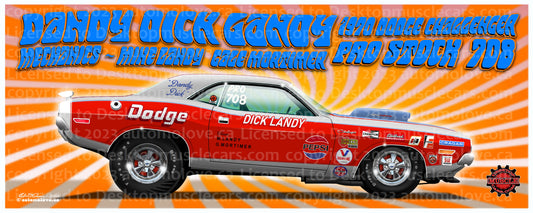 Dick Landy 1970 Challenger Banner