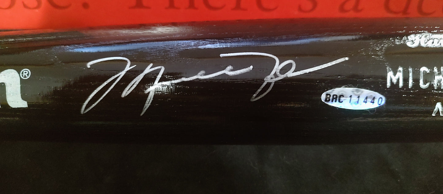 Michael Jordan UDA Upper Deck Authenticated Signed Baseball Bat Limited Edition 77/500
