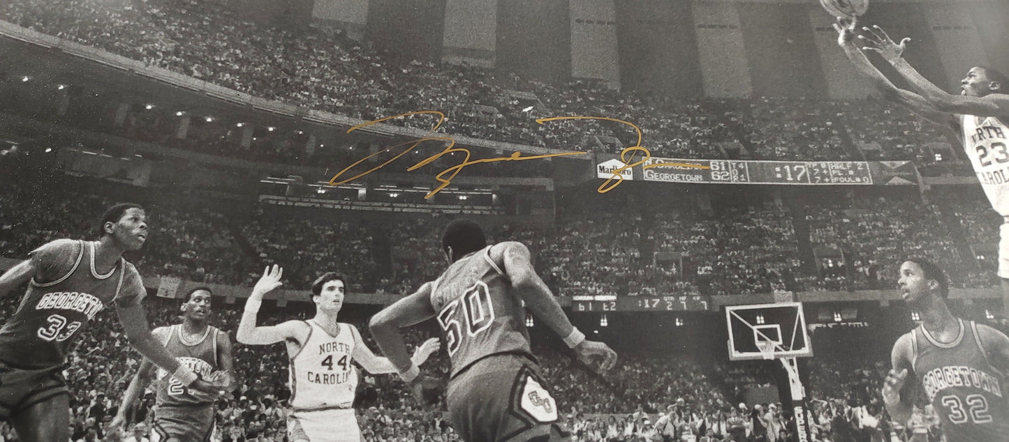Michael Jordan UDA Upper Deck Authenticated Signed B&W 16x20 17 Second Shot Limited Edition of 750