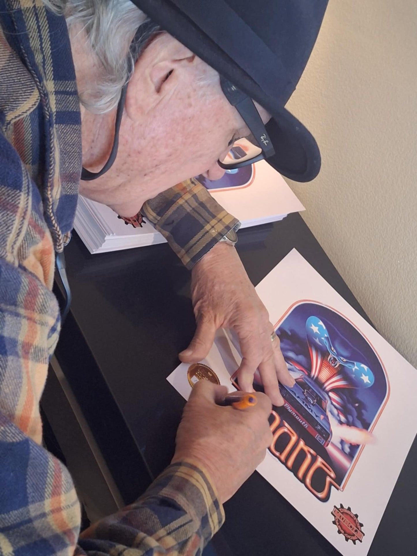 Don Prudhomme and Kenny Youngblood Autographed Limited Edition Lithograph. Only 35 signed and numbered copies.