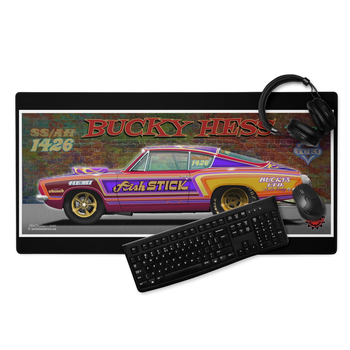 Bucky Hess Fish Stick Gaming mouse pad