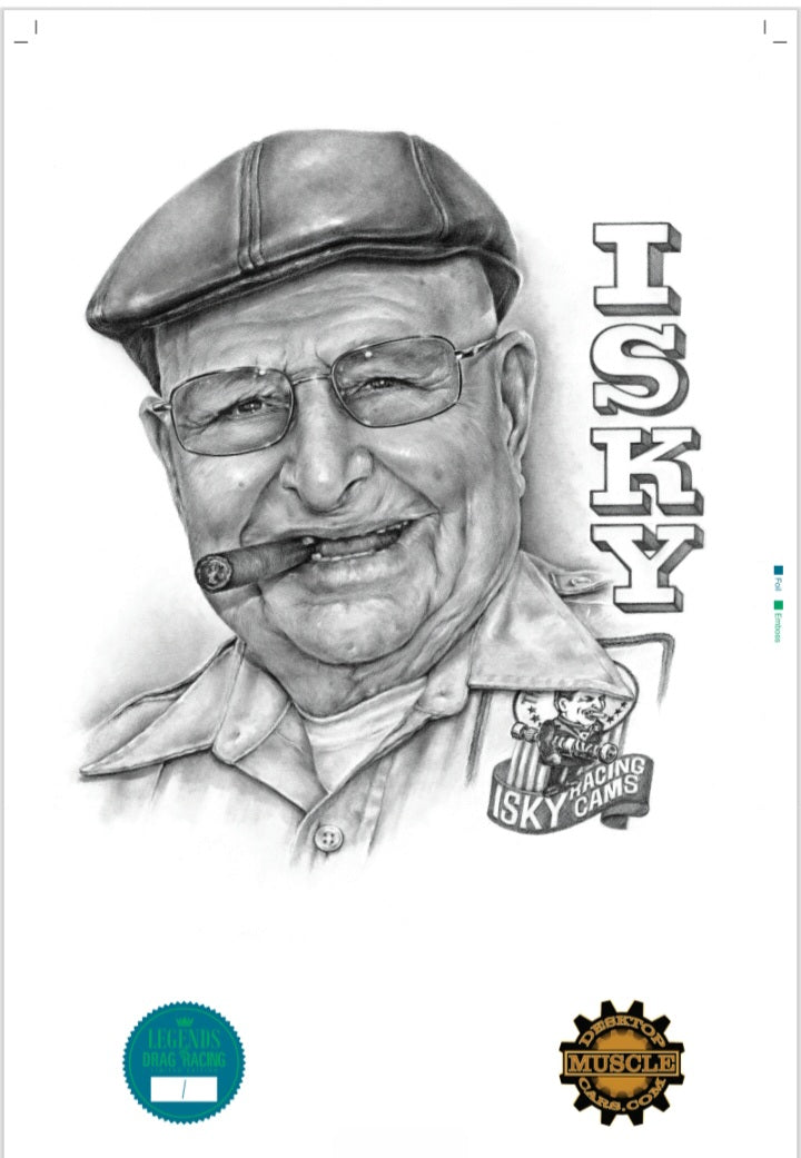 PRESALE Ed Iskenderian Hand Signed Lithograph Numbered of 104