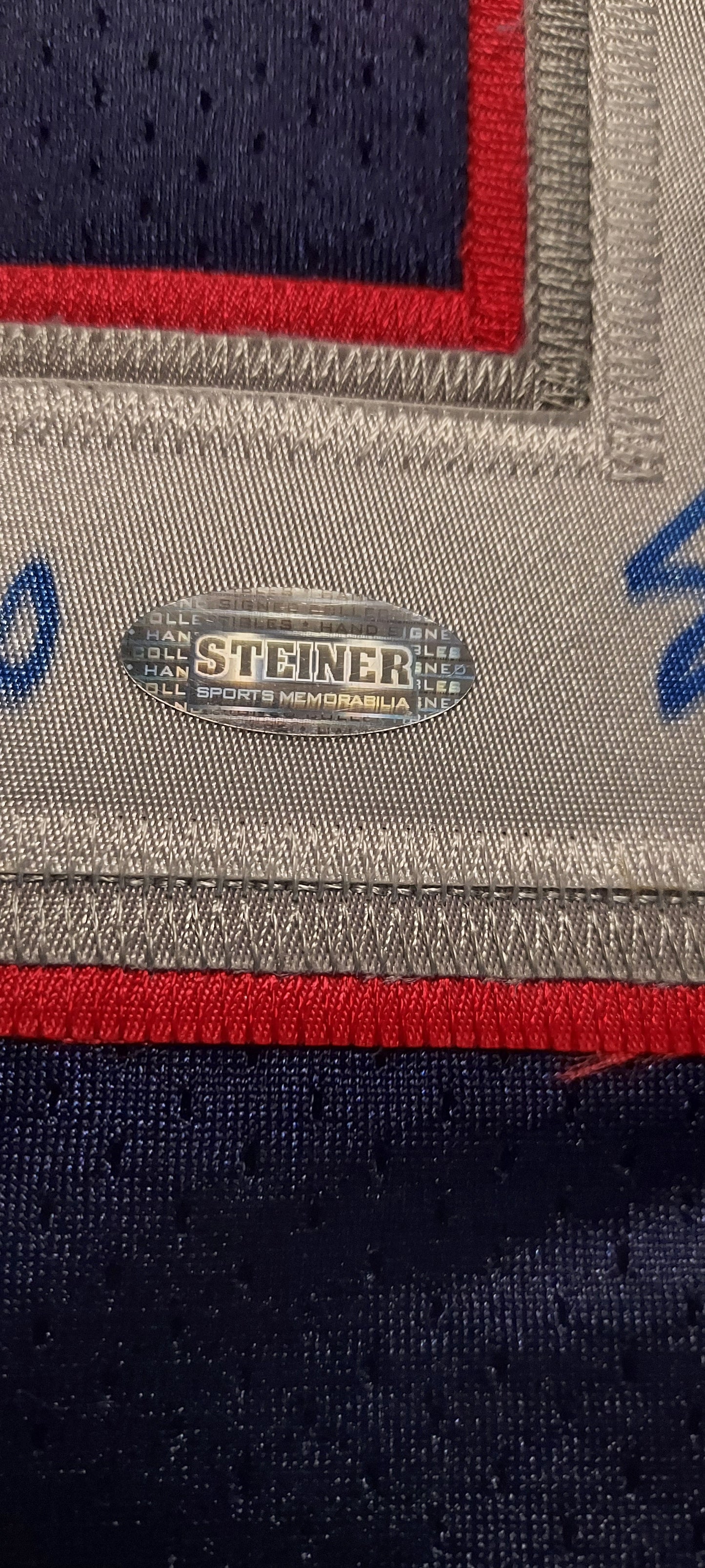 New England Patriots Super Bowl 36 Team Signed Jersey Steiner #2 of 25