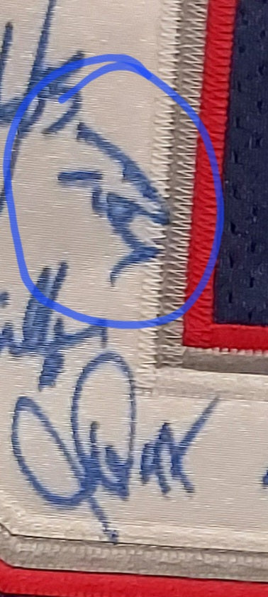 New England Patriots Super Bowl 36 Team Signed Jersey Steiner #2 of 25