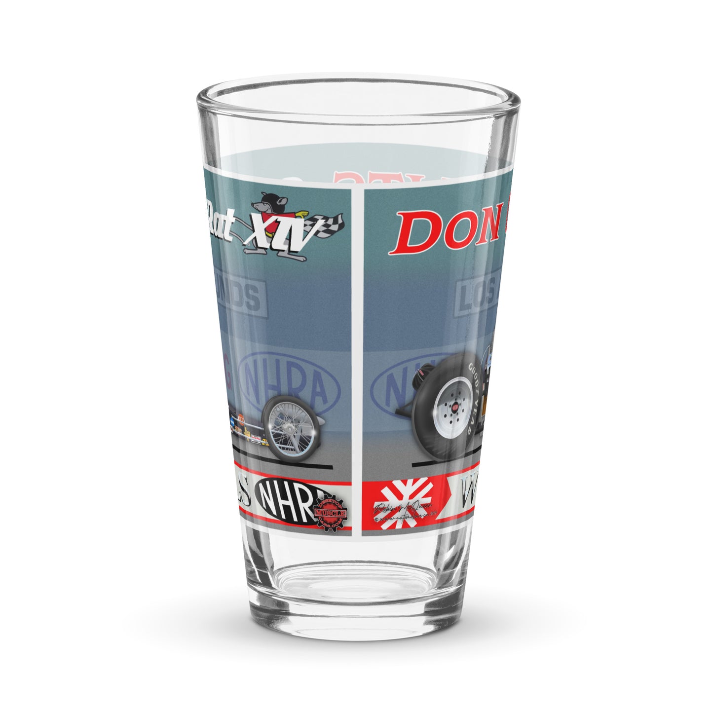 Don Garlits Swamp Rat XIV Shaker pint glass