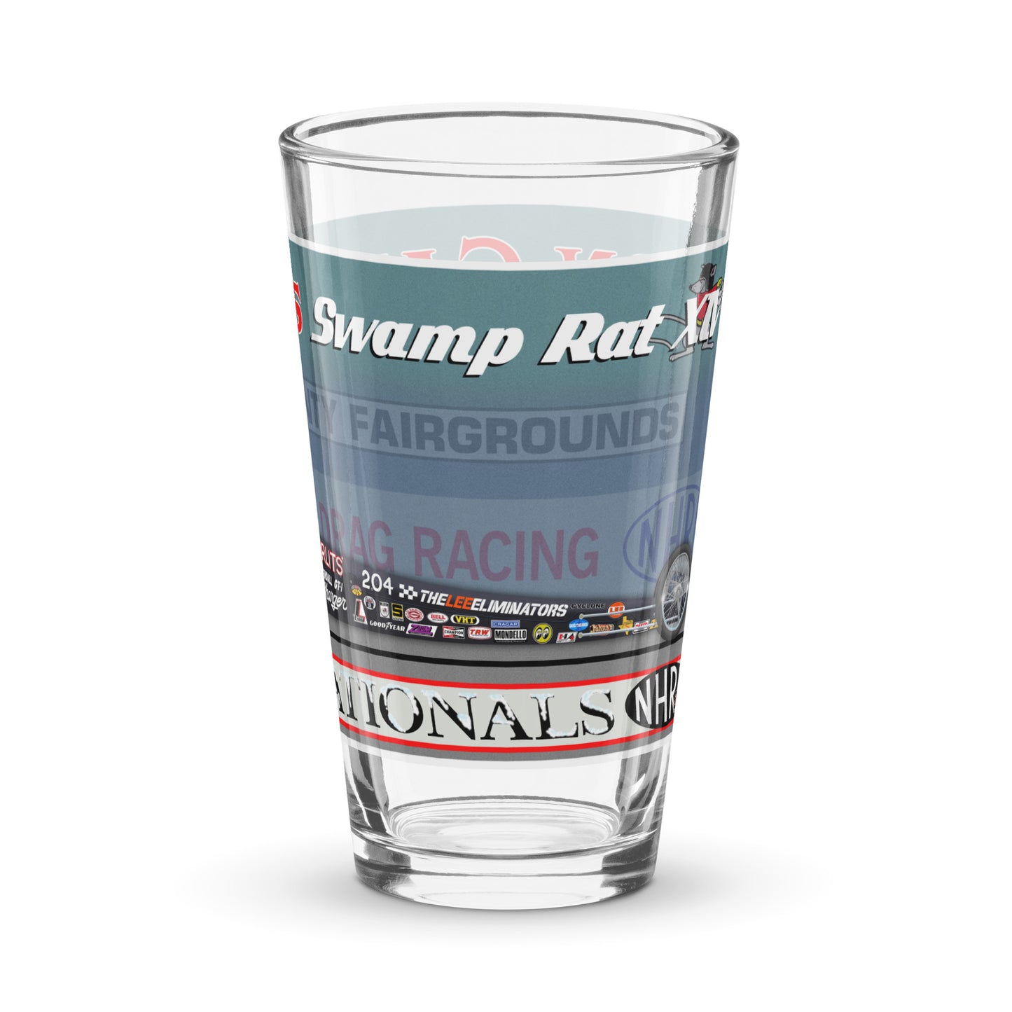 Don Garlits Swamp Rat XIV Shaker pint glass