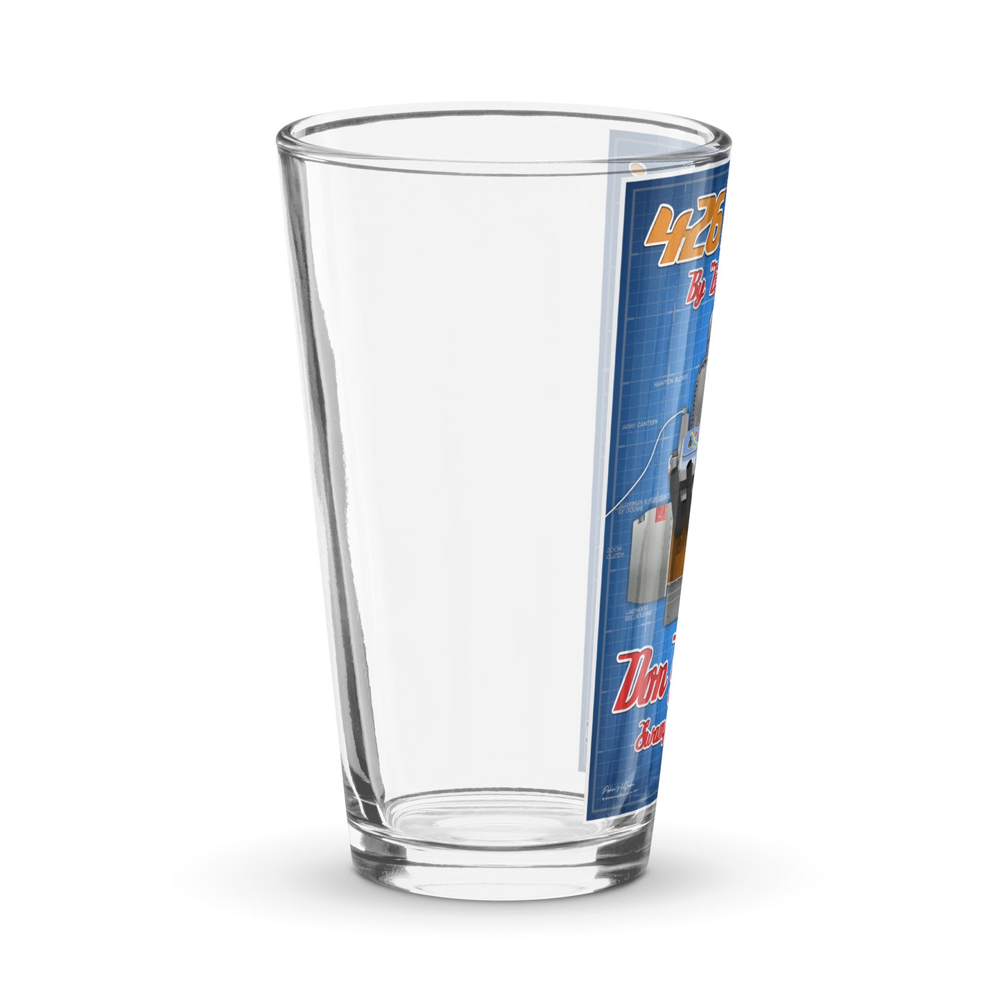 Don Garlits HEMI Shaker pint glass