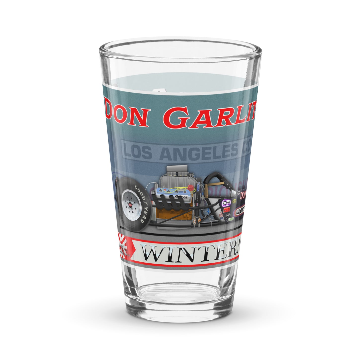 Don Garlits Swamp Rat XIV Shaker pint glass