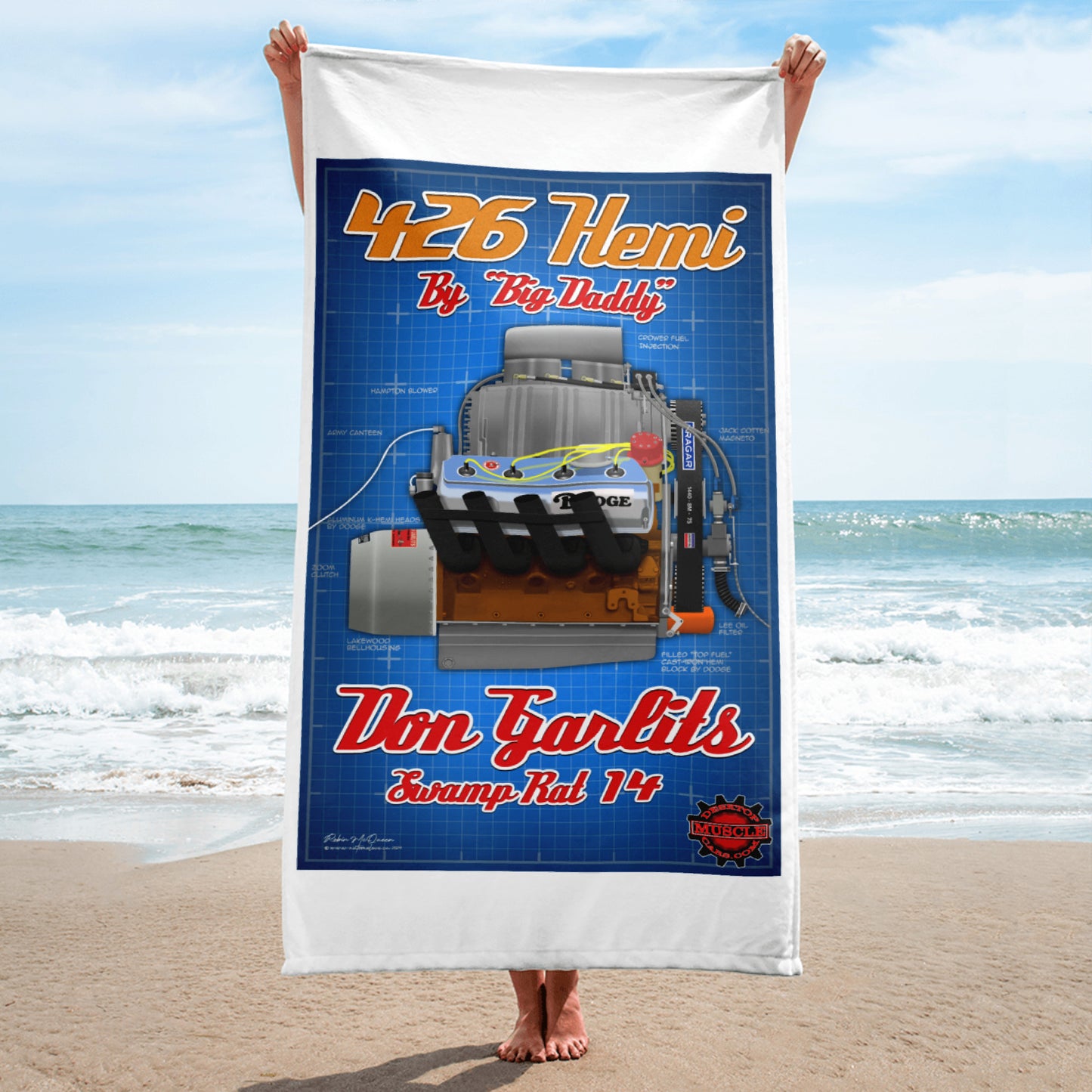 Don Garlits Swamp Rat XIV HEMI Towel