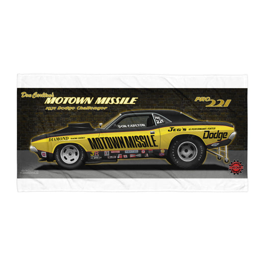 Motown Missile Challenger Towel