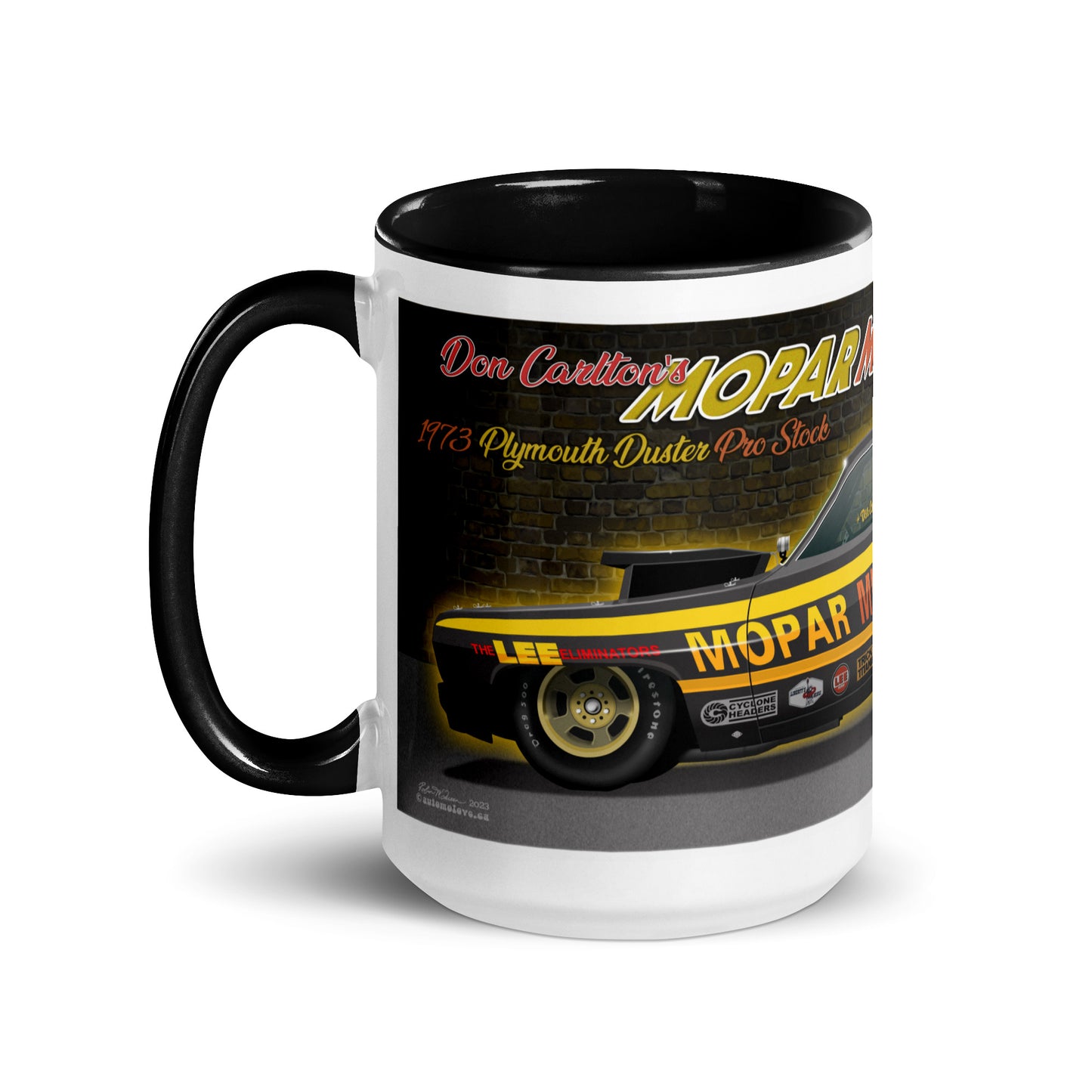 Mopar Missile Duster Wire Car Mug with Color Inside