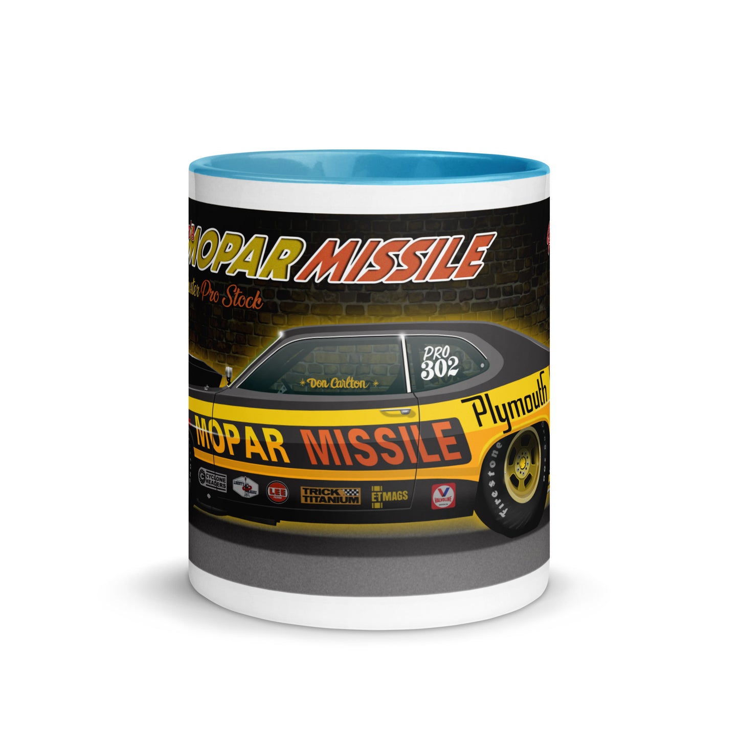 Mopar Missile Duster Wire Car Mug with Color Inside