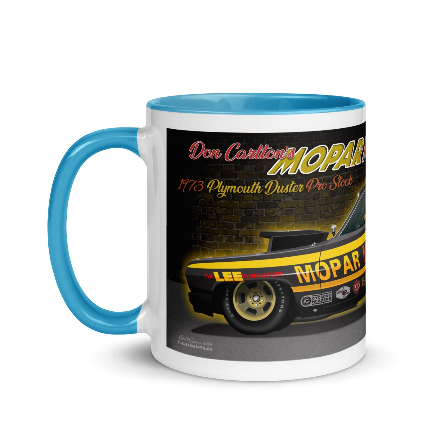 Mopar Missile Duster Wire Car Mug with Color Inside