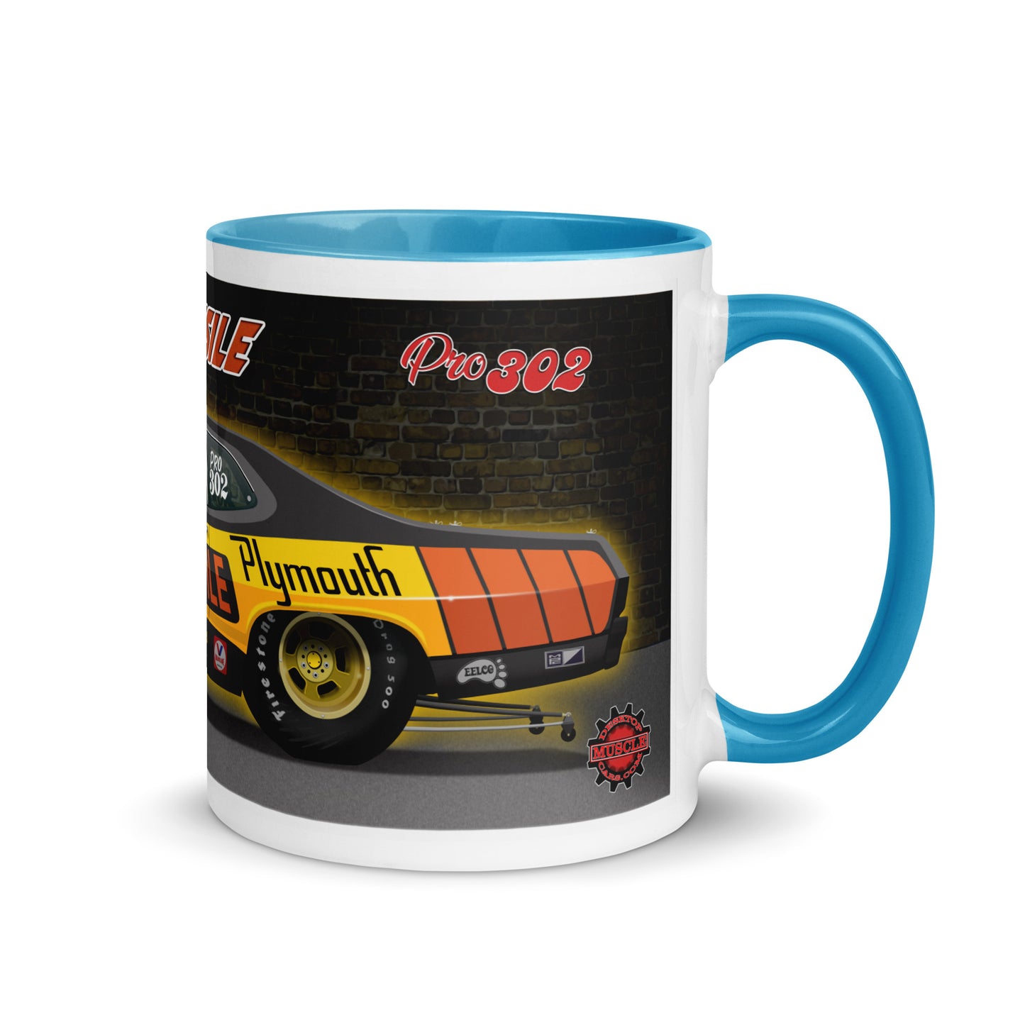 Mopar Missile Duster Wire Car Mug with Color Inside