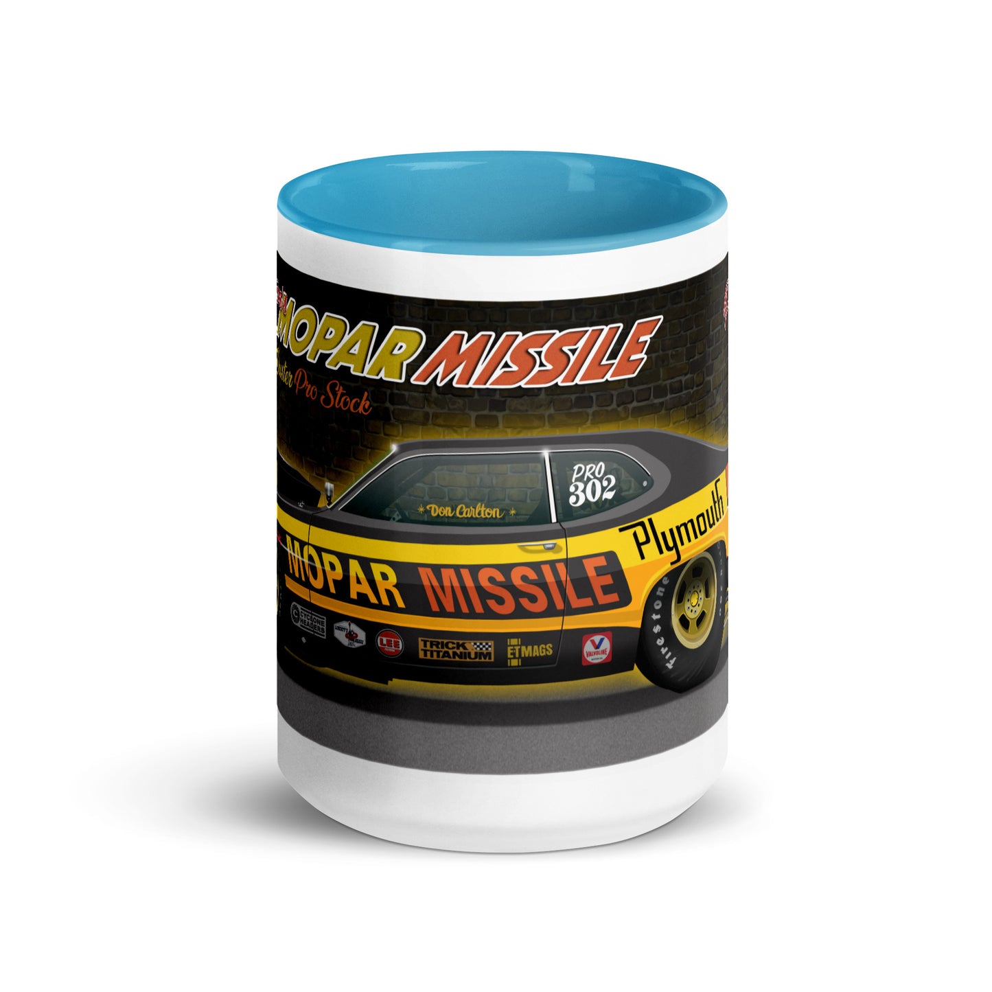 Mopar Missile Duster Wire Car Mug with Color Inside