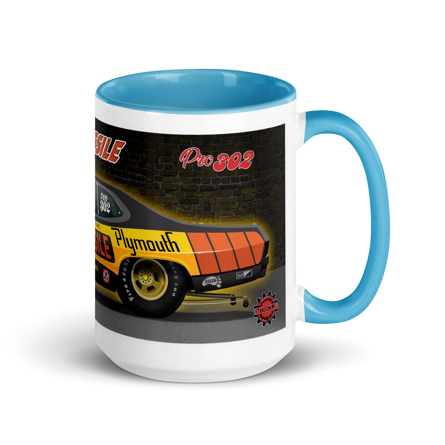 Mopar Missile Duster Wire Car Mug with Color Inside