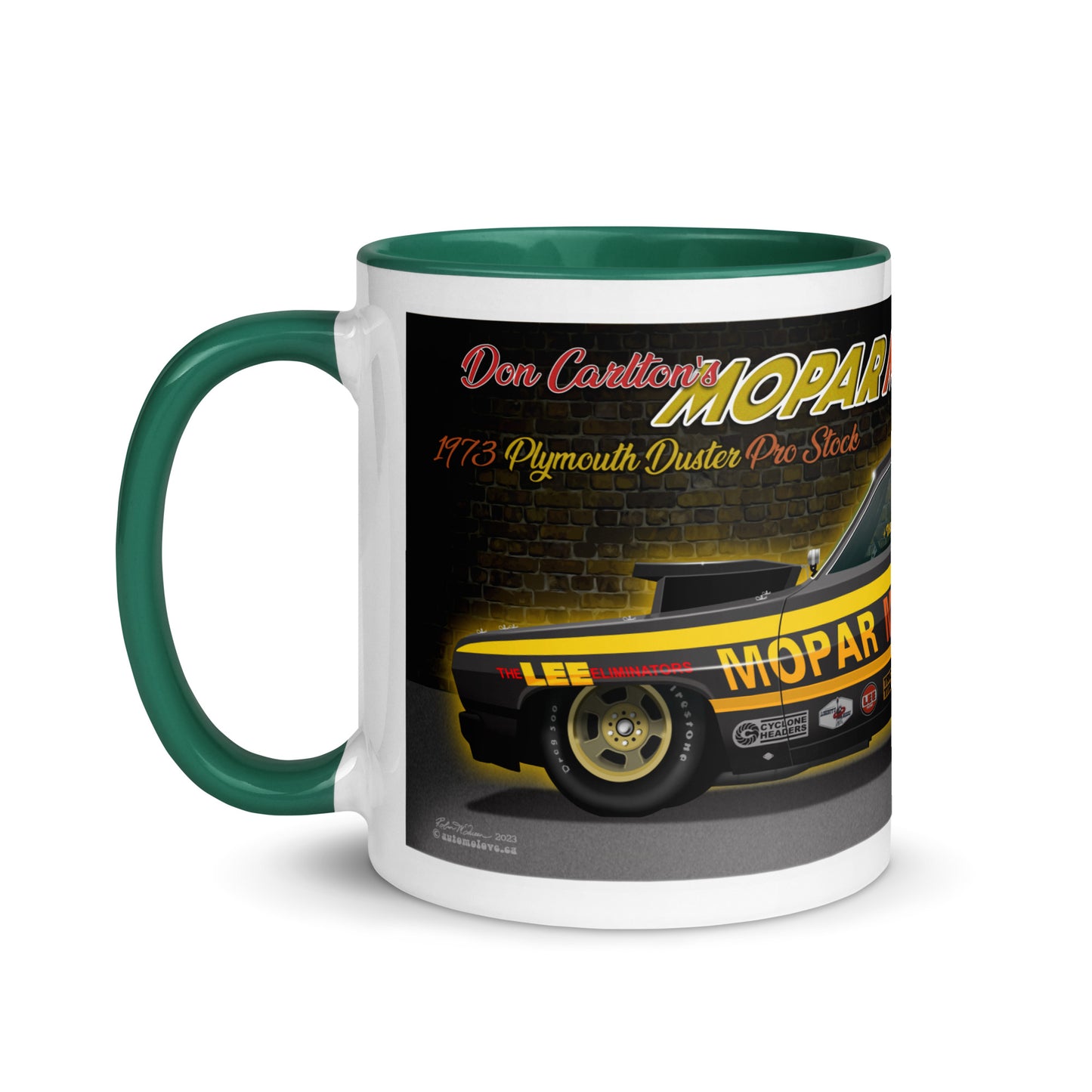 Mopar Missile Duster Wire Car Mug with Color Inside