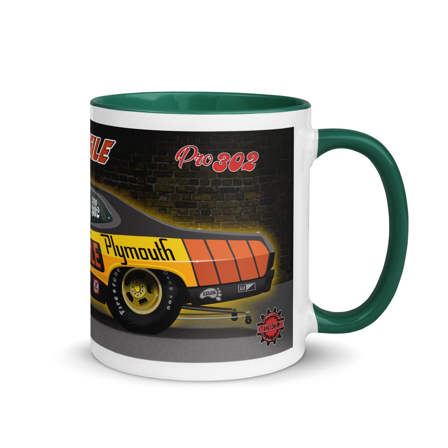 Mopar Missile Duster Wire Car Mug with Color Inside