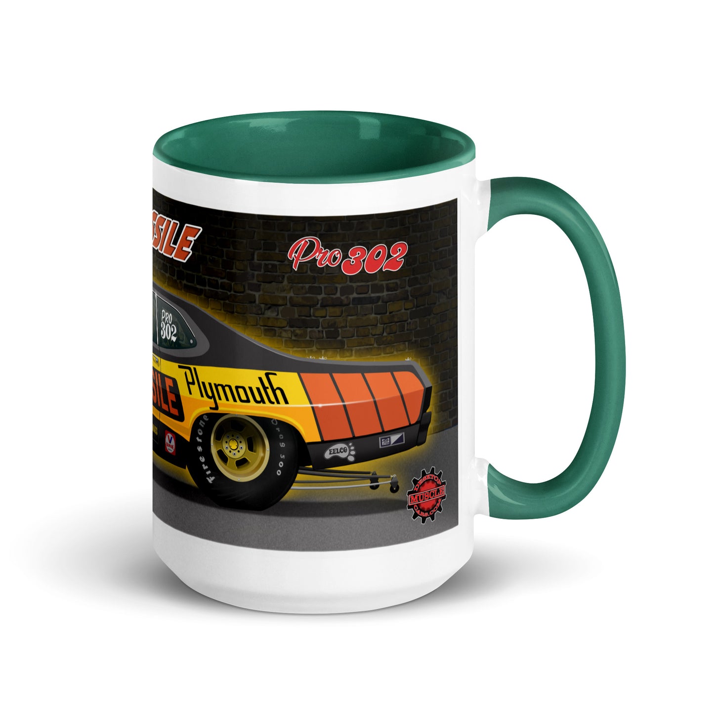 Mopar Missile Duster Wire Car Mug with Color Inside