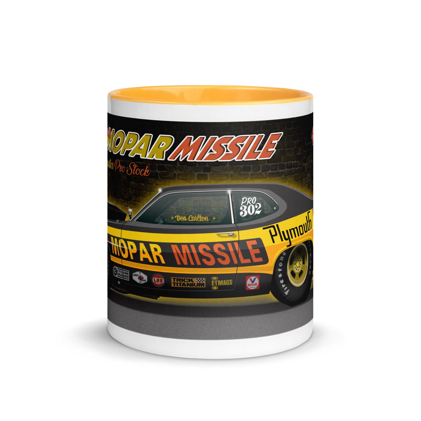 Mopar Missile Duster Wire Car Mug with Color Inside