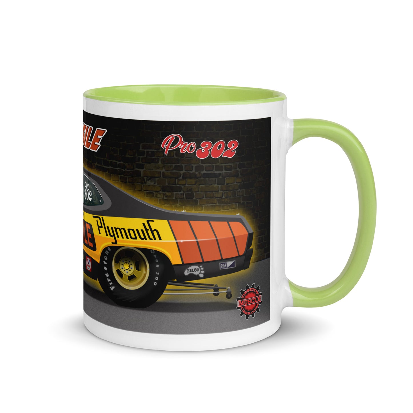 Mopar Missile Duster Wire Car Mug with Color Inside