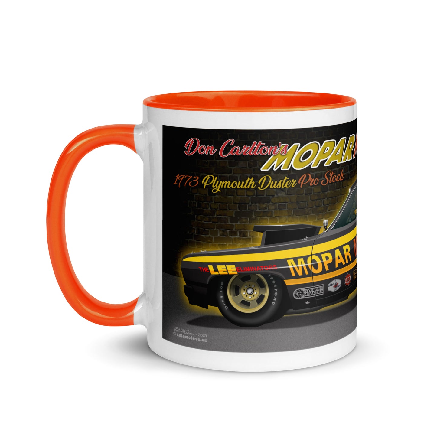 Mopar Missile Duster Wire Car Mug with Color Inside