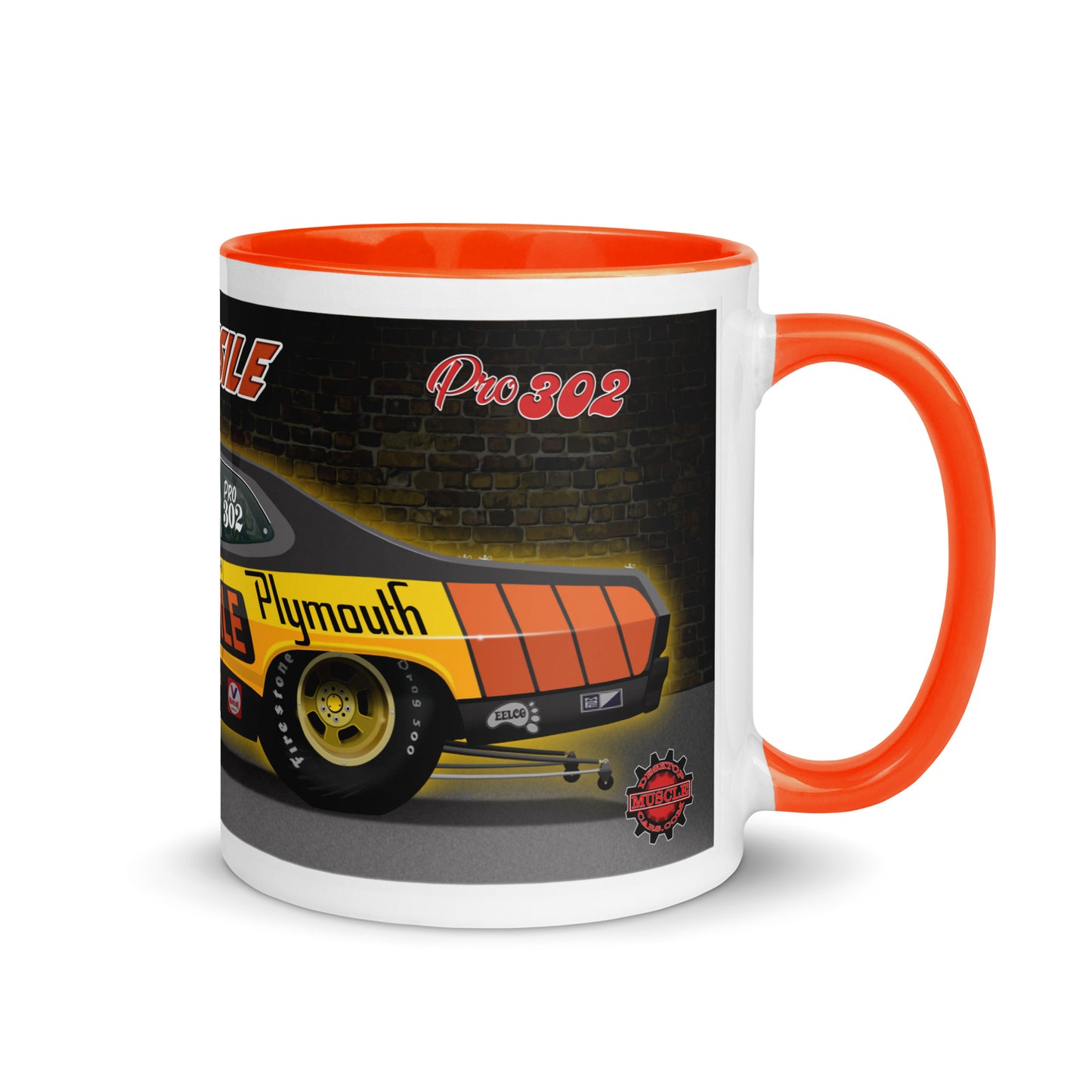 Mopar Missile Duster Wire Car Mug with Color Inside