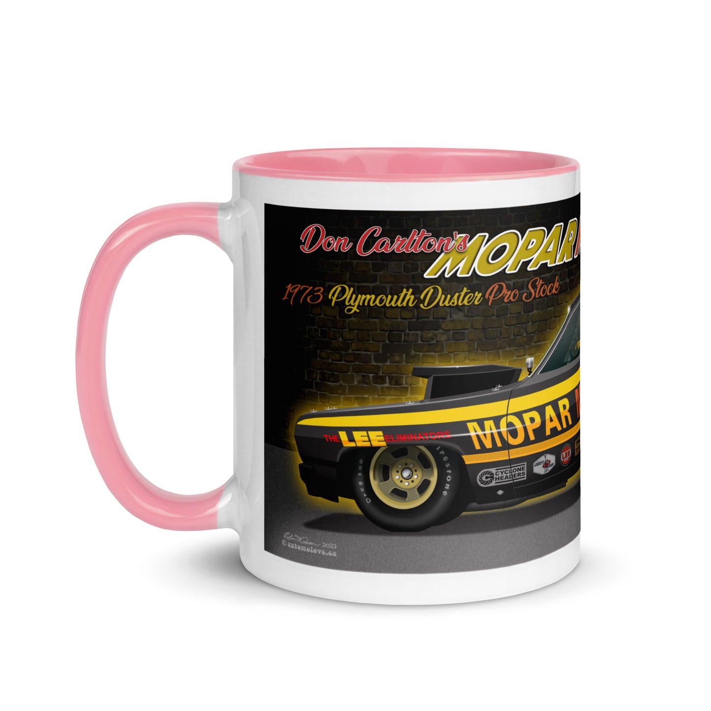 Mopar Missile Duster Wire Car Mug with Color Inside