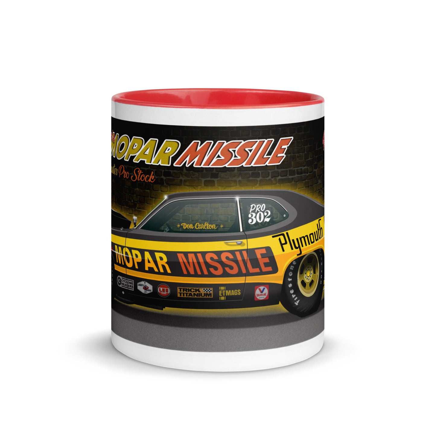 Mopar Missile Duster Wire Car Mug with Color Inside