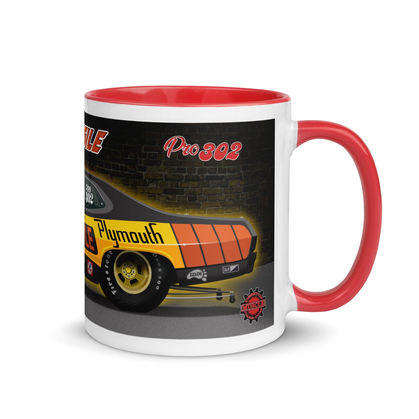 Mopar Missile Duster Wire Car Mug with Color Inside