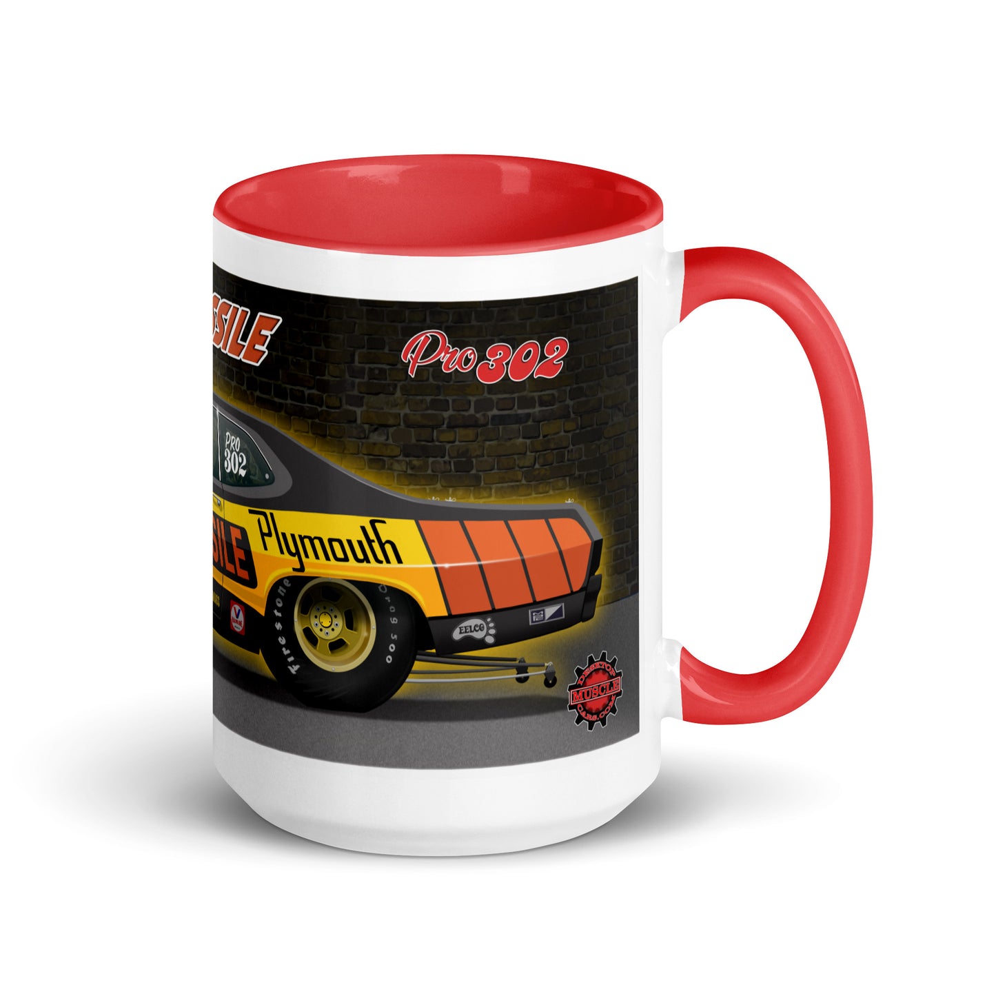 Mopar Missile Duster Wire Car Mug with Color Inside