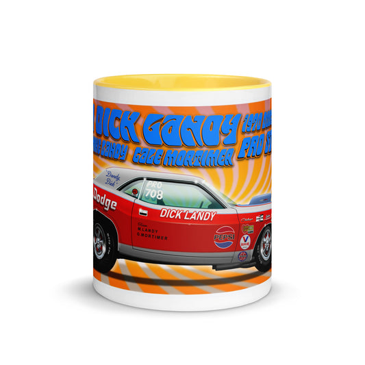 Dick Landy 1970 Challenger Mug with Color Inside