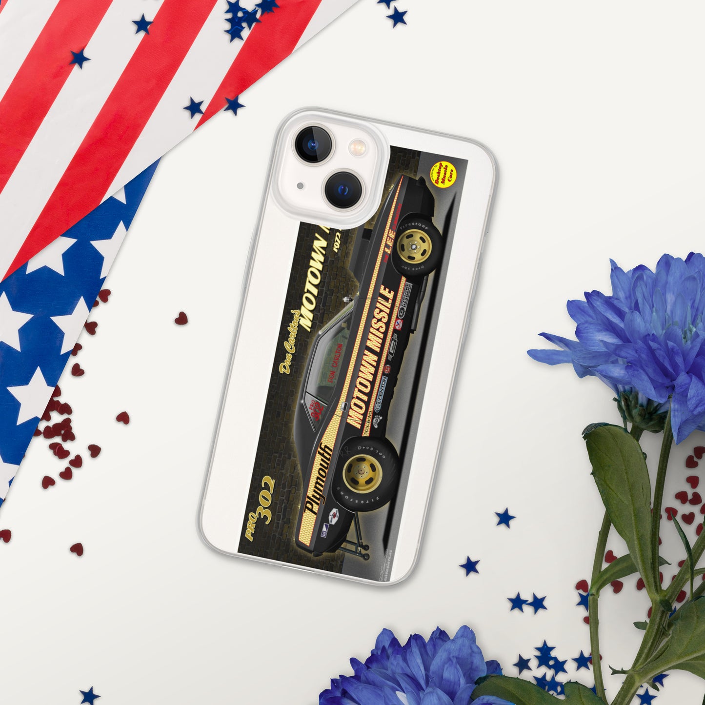 Motown Missile Cuda Clear Case for iPhone®