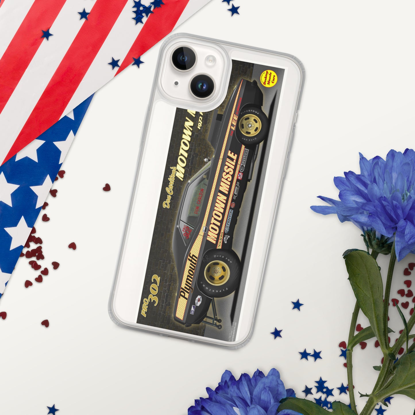 Motown Missile Cuda Clear Case for iPhone®