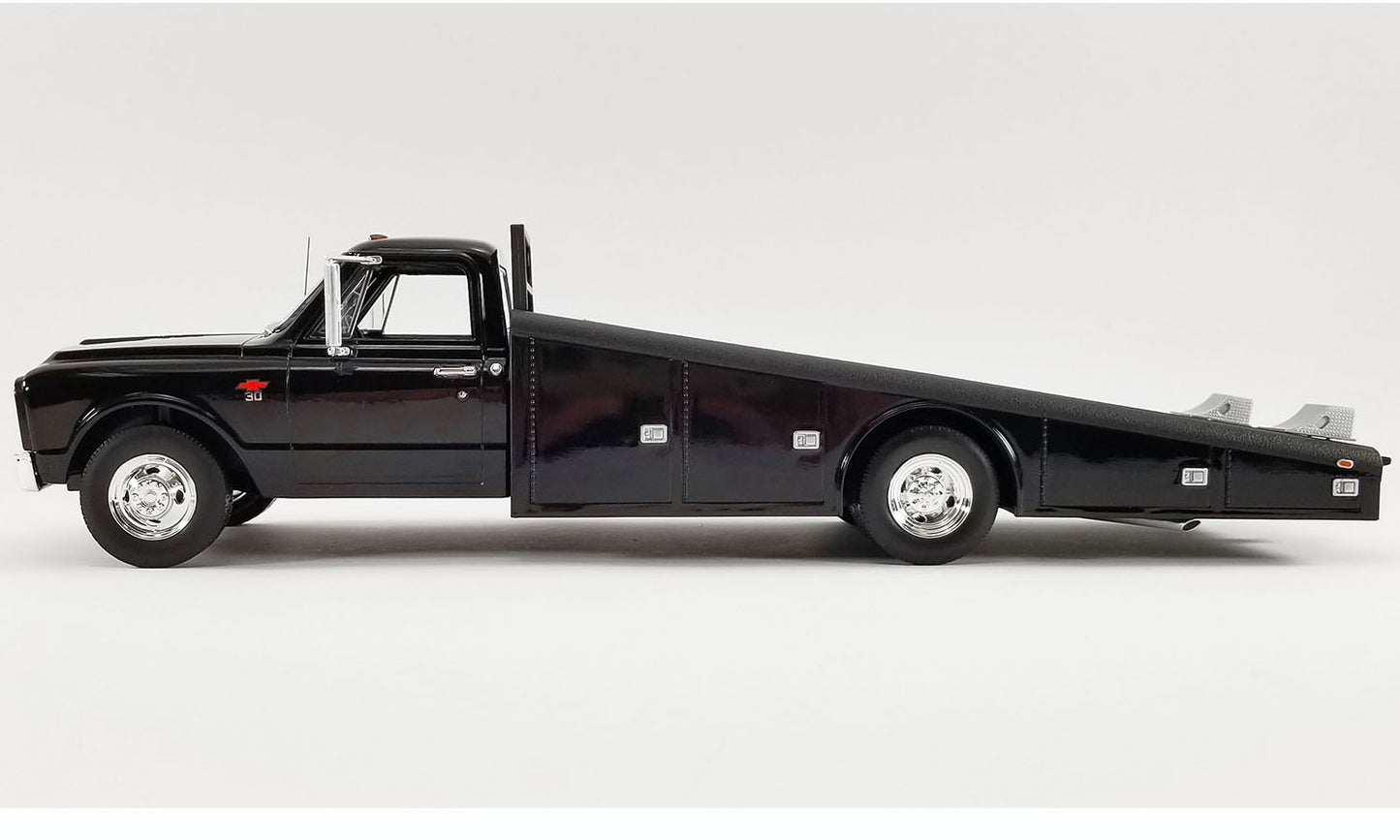 1967 Chevy Ramp Truck Black 1:18 Acme