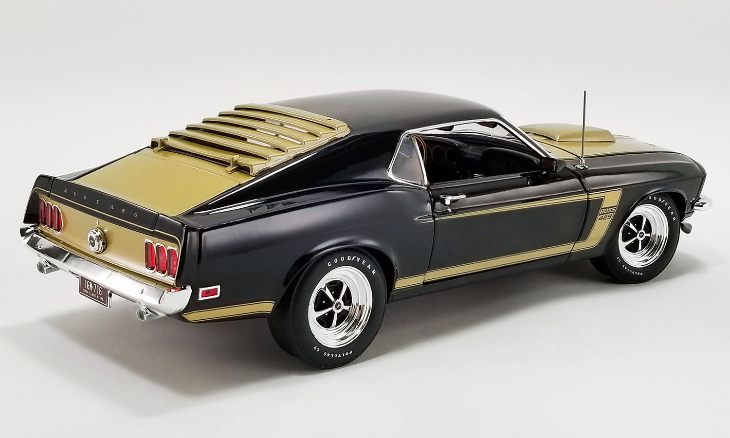 1/24 1969 Ford Mustang Boss 429 （カスタム品） 1969 Ford Mustang Boss 429 Prototype 1:18 Acme – Desktop Muscle Cars