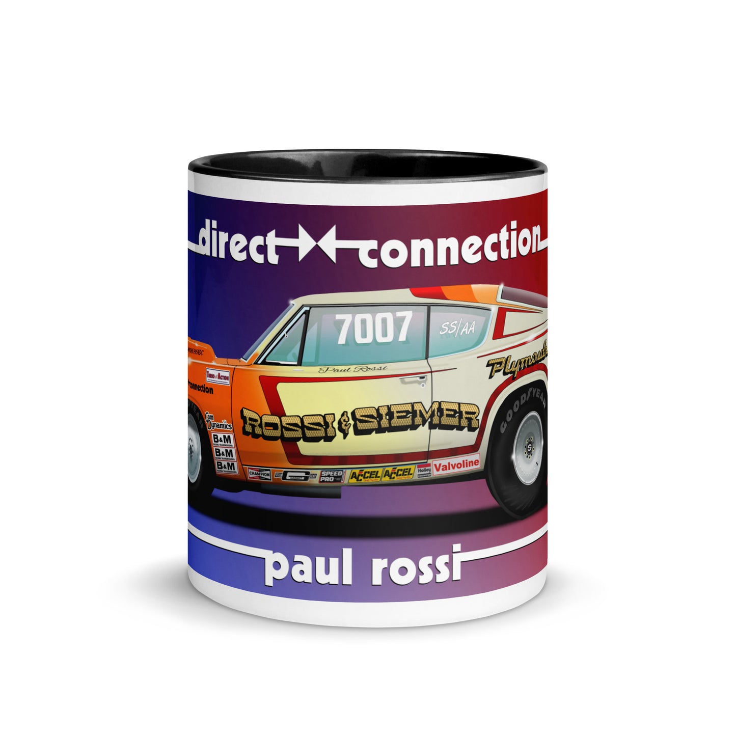 Paul Rossi 68 Cuda Mug with Color Inside