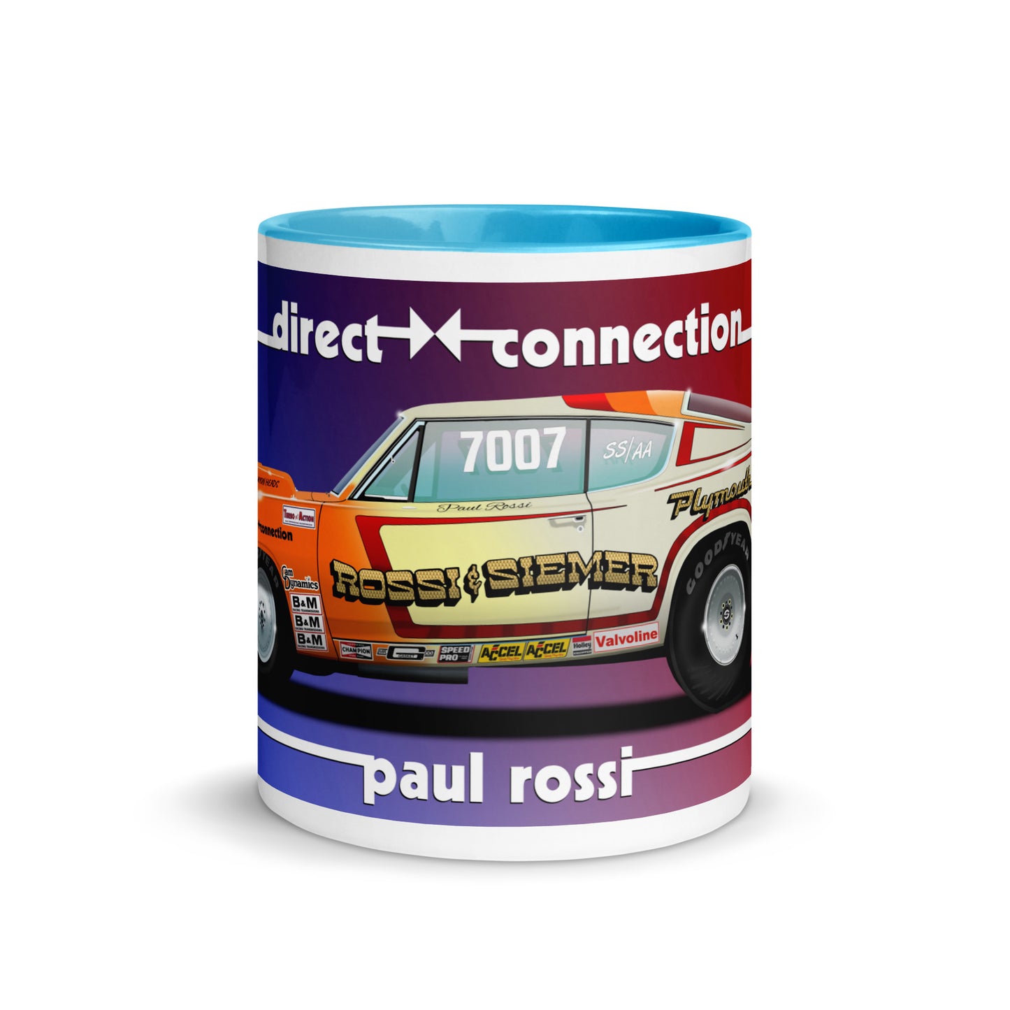 Paul Rossi 68 Cuda Mug with Color Inside